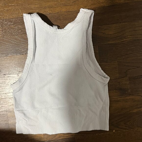 A NIKIBIKI white high neck tank top in the size S - Picture 2 of 2
